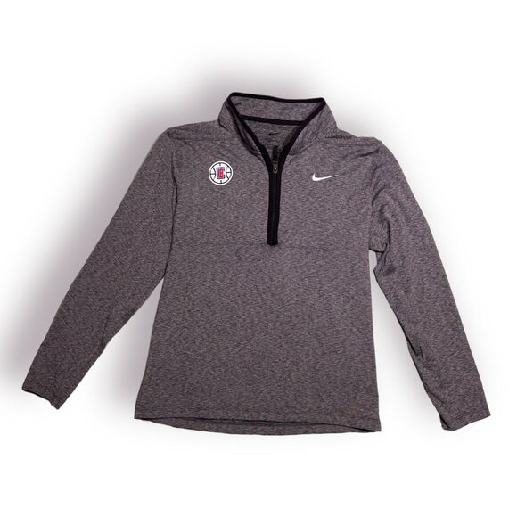 Nike‎ Dri-Fit LA Clippers Pullover Half Zip Long Sleeve Jacket Men’s Size Small - Picture 1 of 5